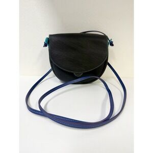 MyWalit Mini Saddle Crossbody Bag Black Pace Leather Style 1973-3
